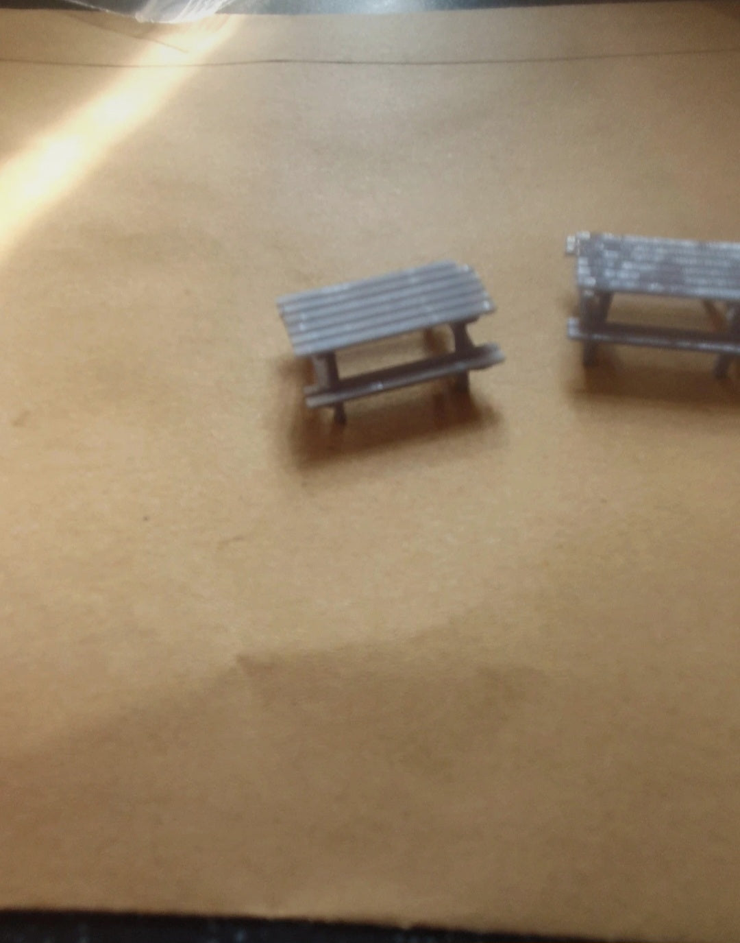 OO Gauge Park Benches