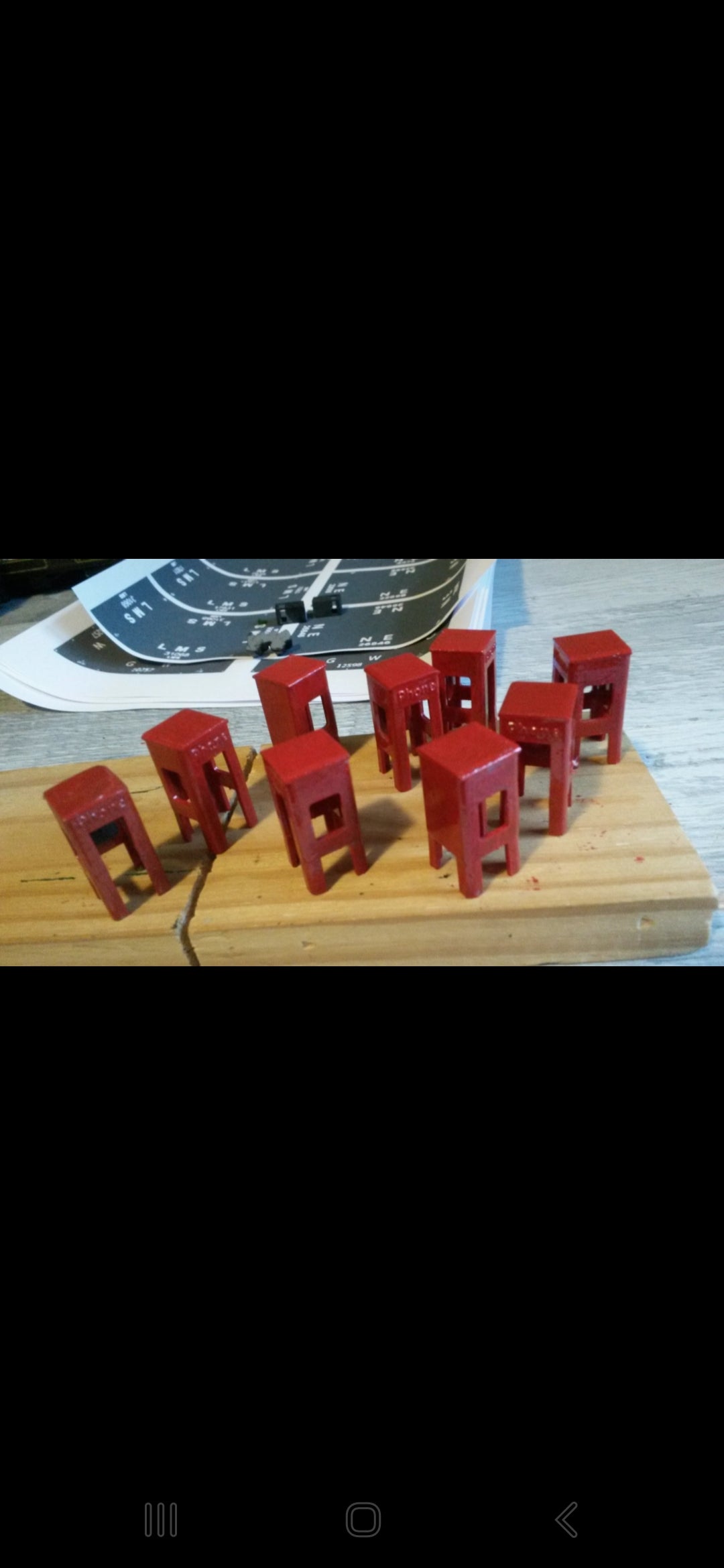 OO Gauge Phone Booths